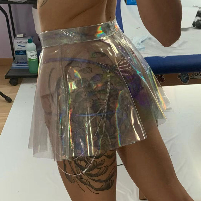 Holographic clearance skirt uk