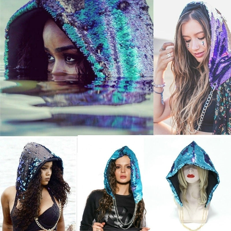 Sequin Hood