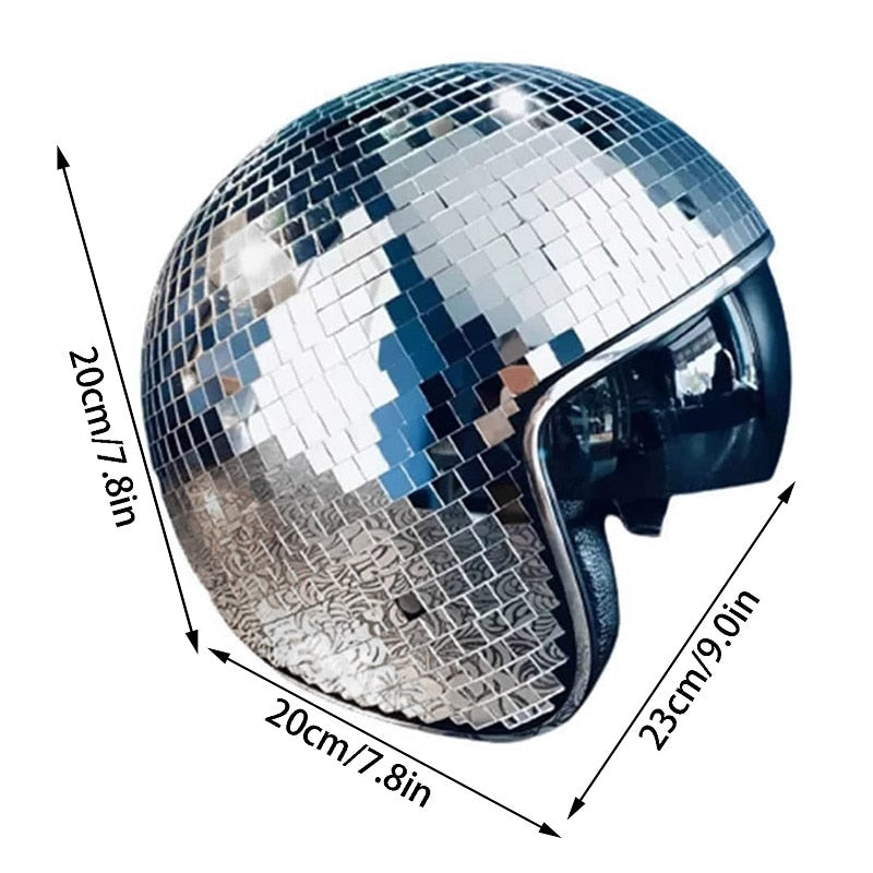 Disco Ball Helmet