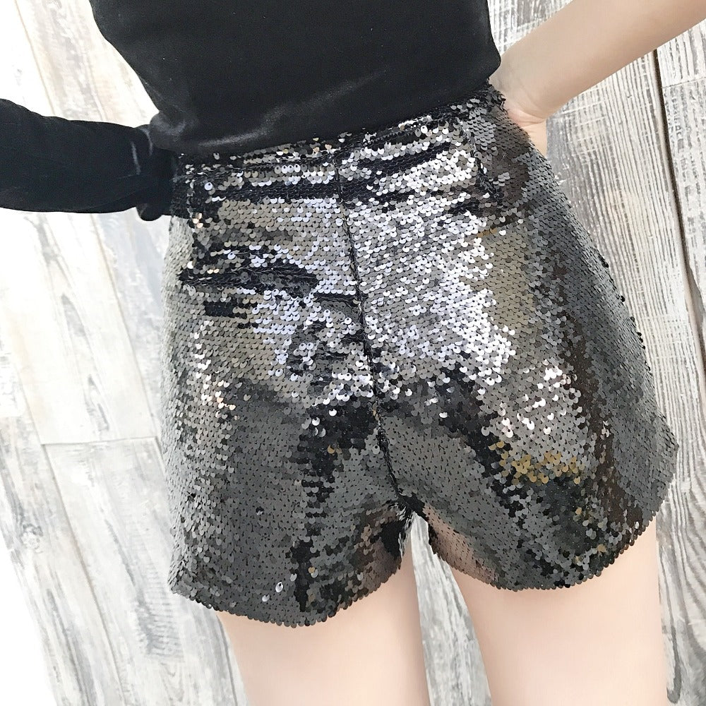 Sparkly Sequined Shorts