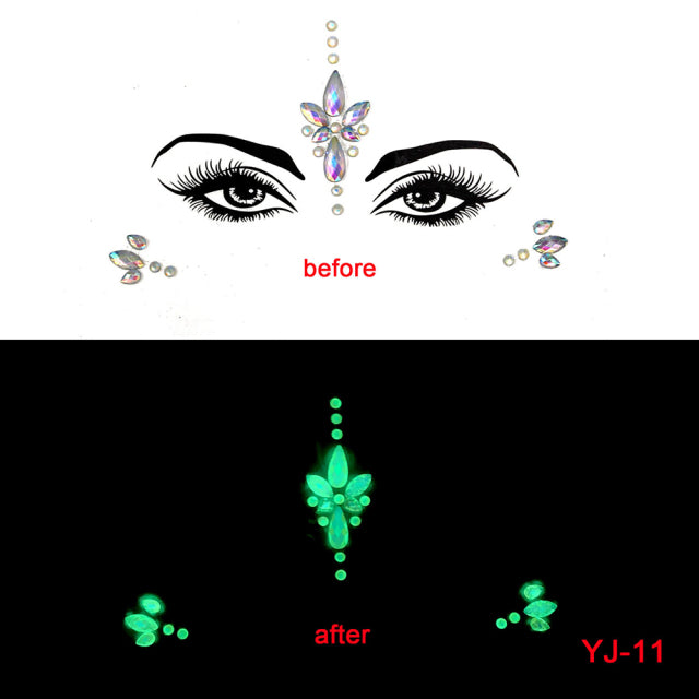 Luminous Face Gems