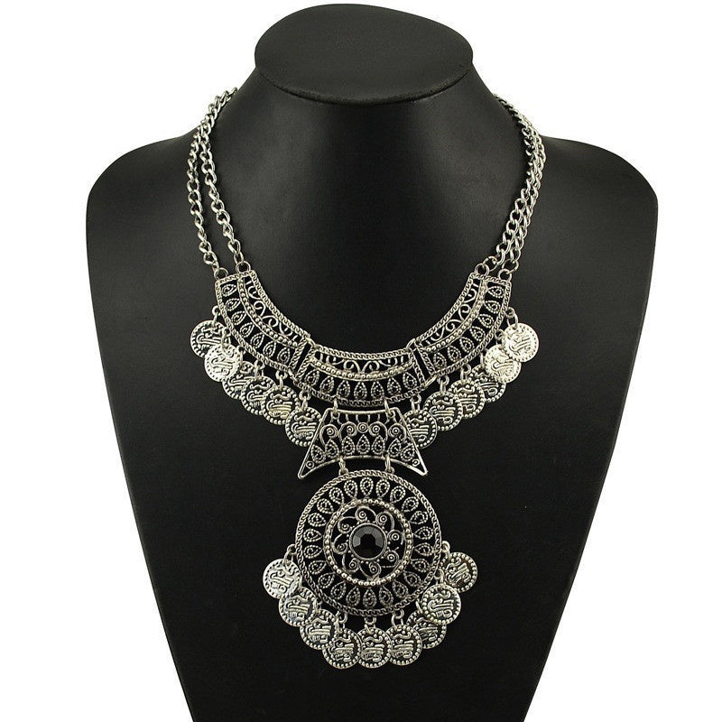 Coin Statement Necklace