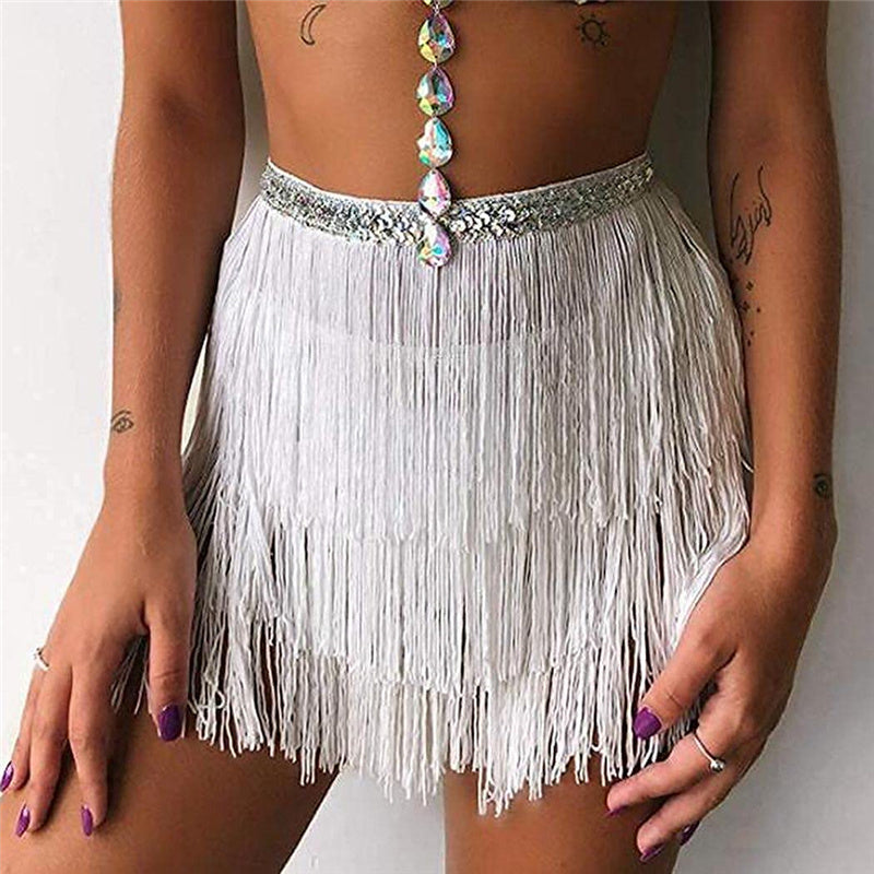 Festival skirt cheap tassel