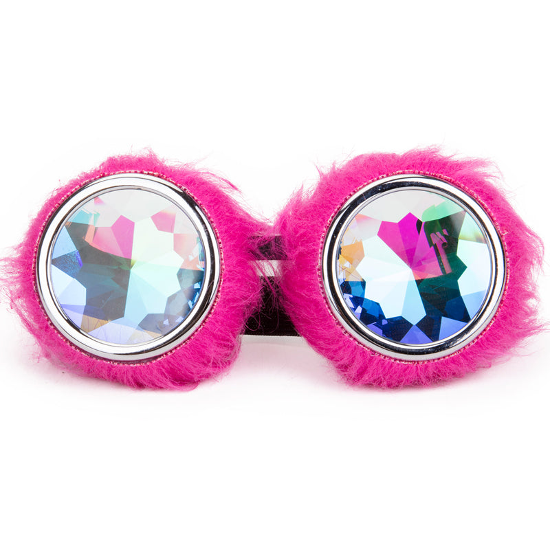 Fluffy Kaleidoscope Goggles